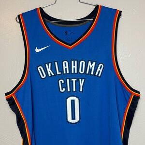 Authentic OKC Thunder Russel Westbrook Nike Jersey